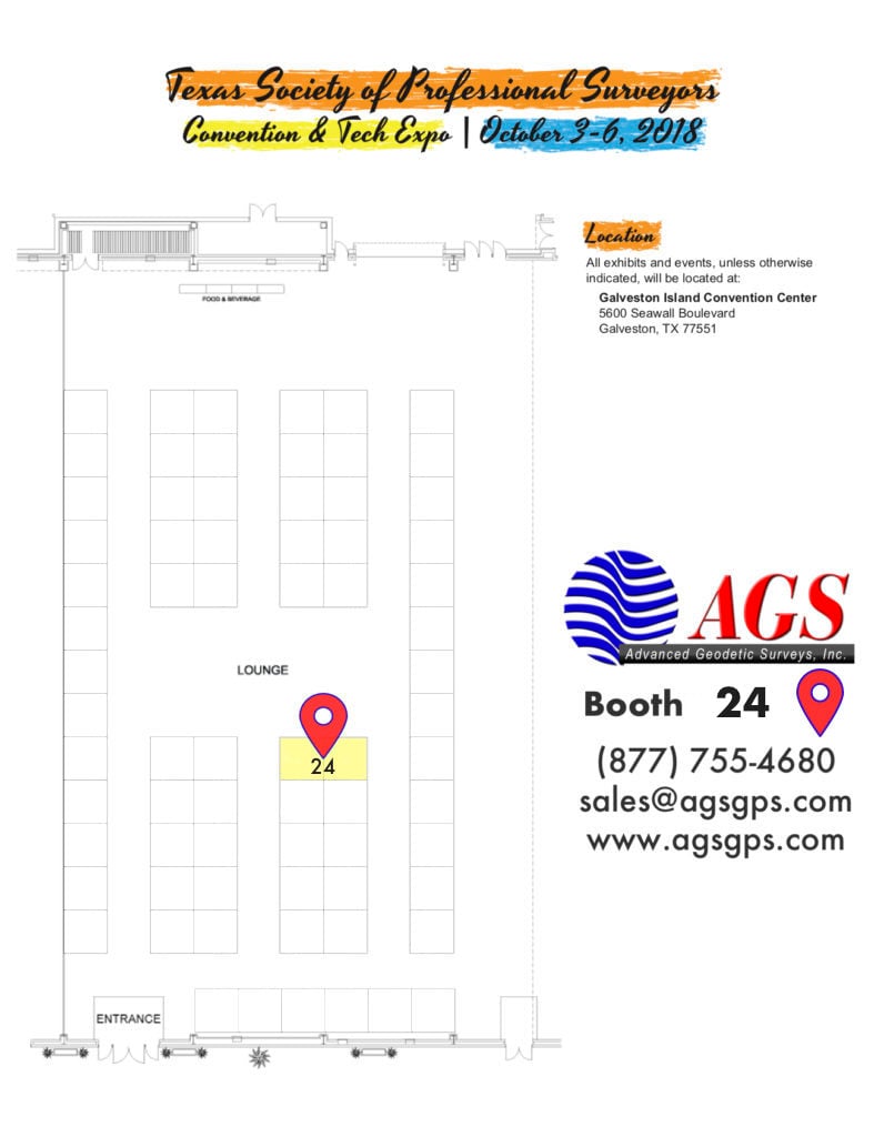 TSPS Convention Map